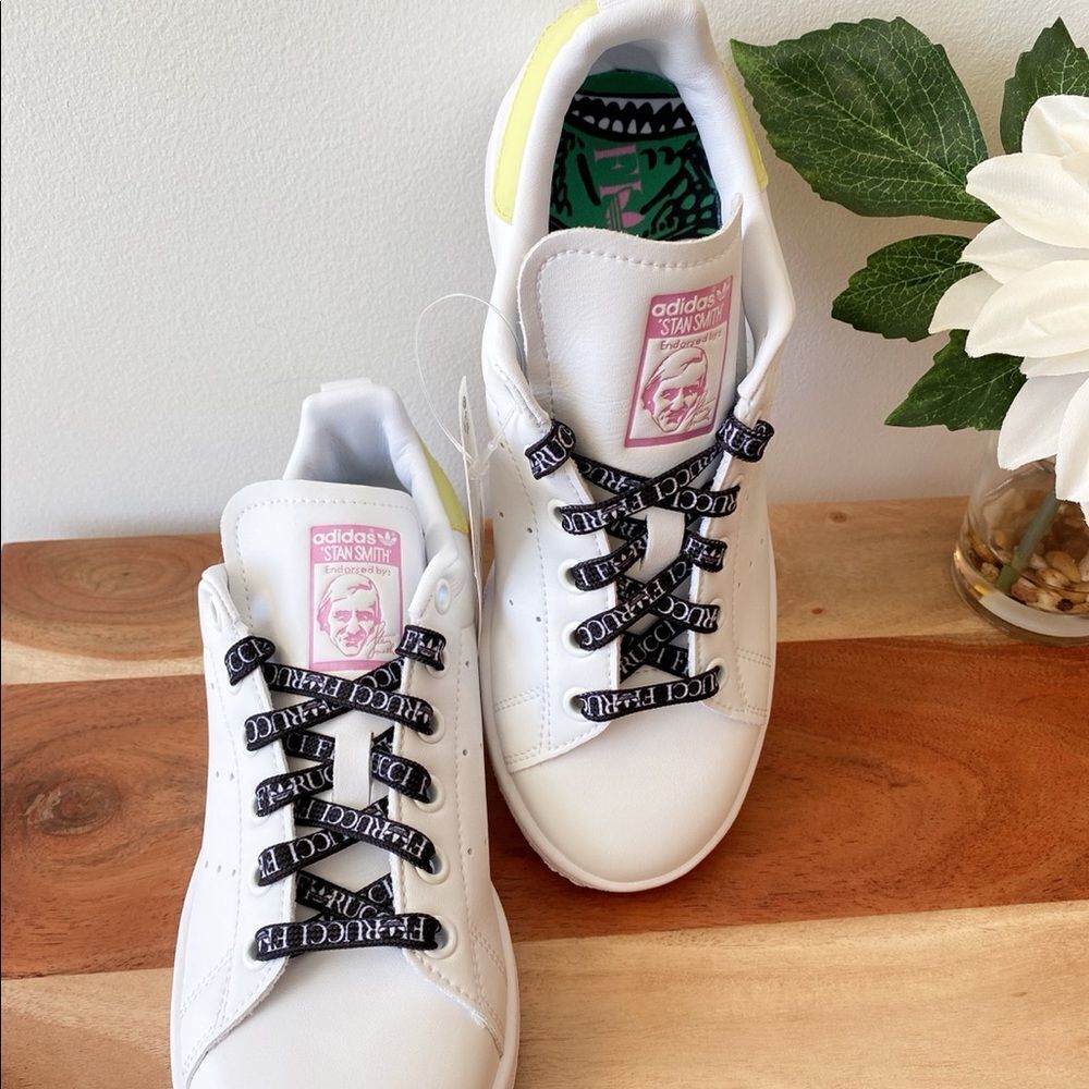 adidas Originals Stan Smith X Fiorucci What Is Love EG5152 size US7/UK5.5 - Picture 5 of 10